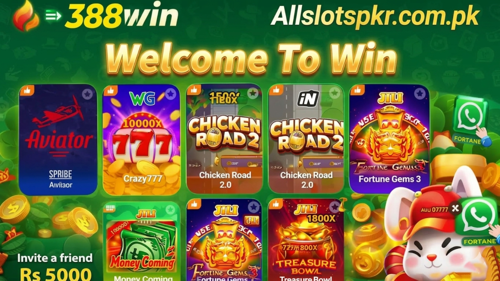 388 Win Game Allslotspkr.com.pk