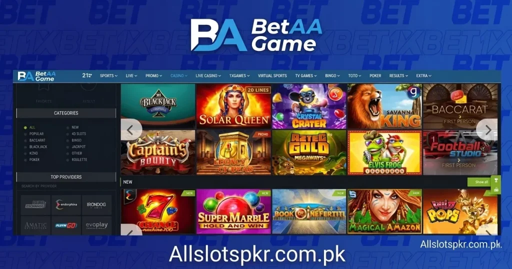 BetAA Game Allslotspkr.com.pk