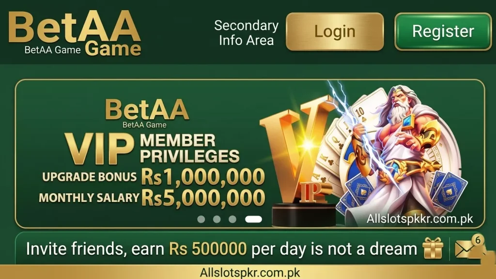 BetAA Game Allslotspkr.com.pk