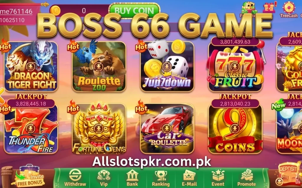 Boss 66 Game Allslotspkr.com.pk