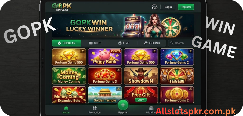 GOPK Win Game Allslotspkr.com.pk
