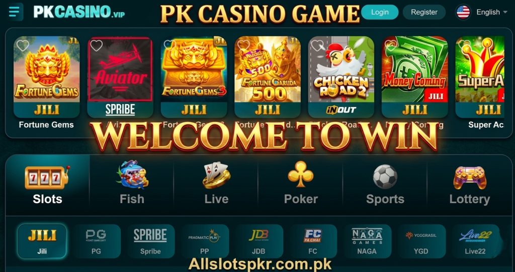 PK Casino Game Allslotspkr.com.pk