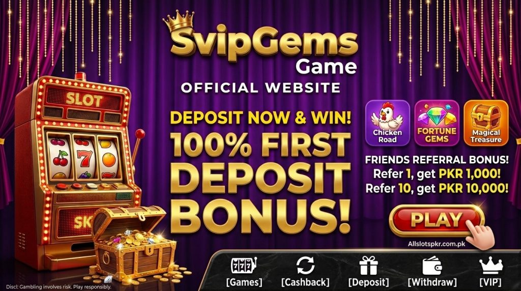 SVIP Gems Game Allslotspkr.com.pk