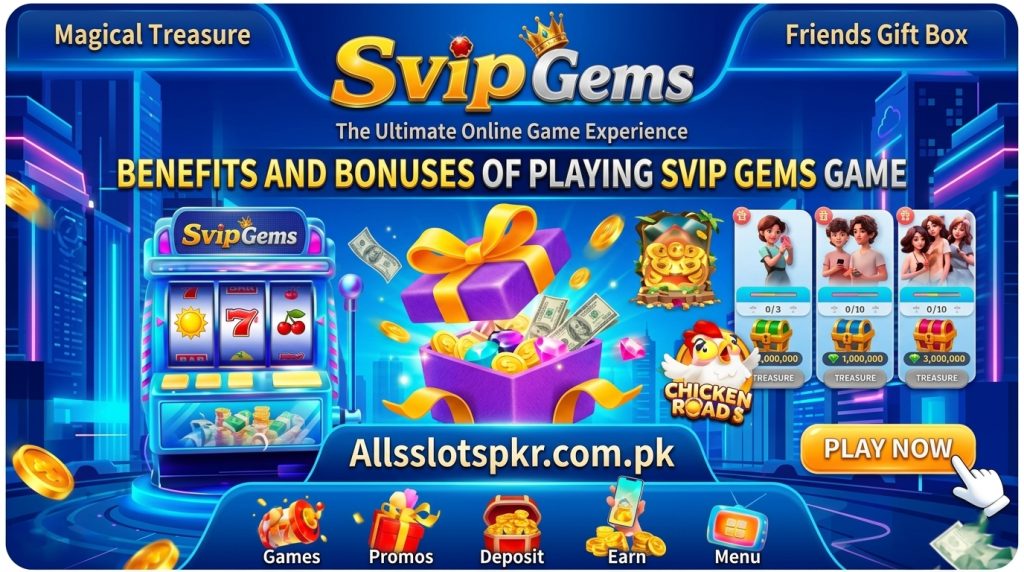 SVIP Gems Game Allslotspkr.com.pk