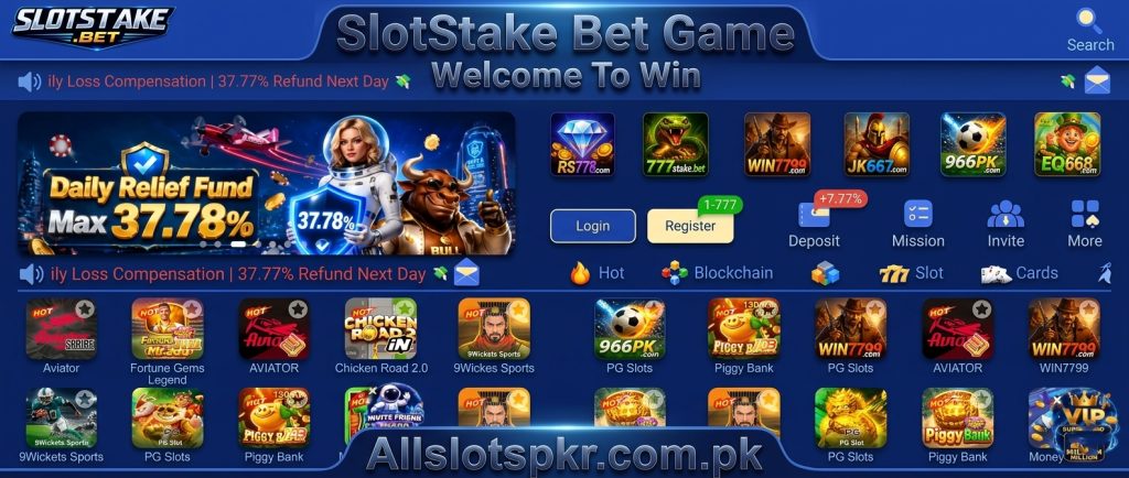 SlotStake Bet Game Allslotspkr.com.pk