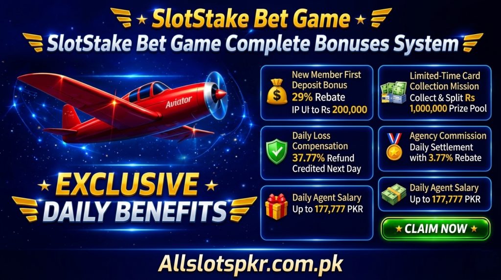 SlotStake Bet Game Allslotspkr.com.pk