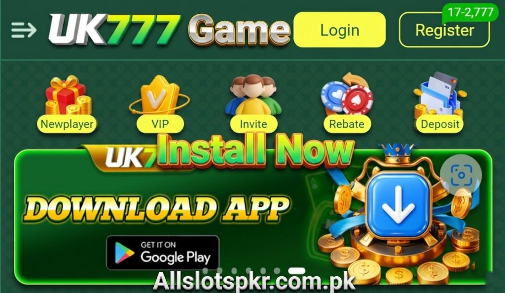 UK777 Game Allslotspkr.com.pk