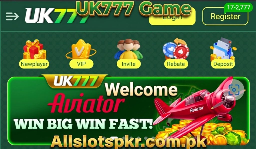 UK777 Game Allslotspkr.com.pk
