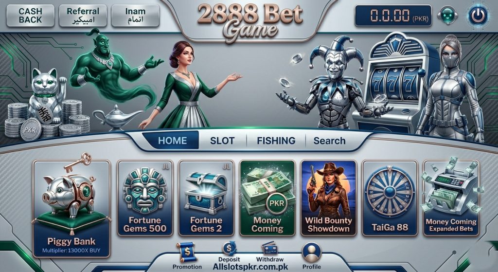 2888 Bet Game Allslotspkr.com.pk