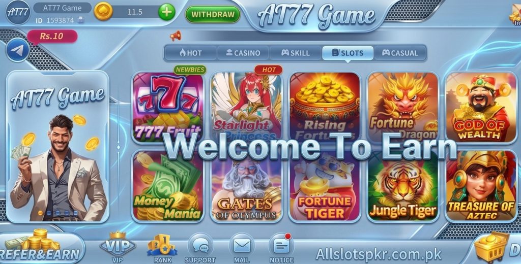 AT77 Game Allslotspkr.com.pk