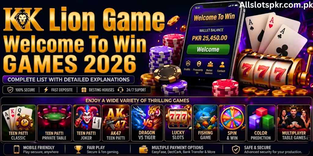 KK Lion Game Allslotspkr.com.pk