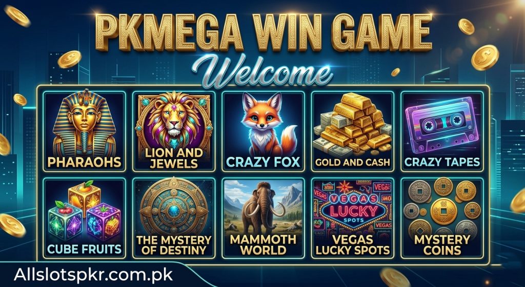 PK Mega Win Game Allslotspkr.com.pk