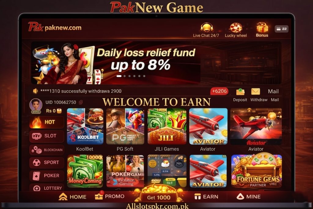 PakNew Game Allslotspkr.com.pk