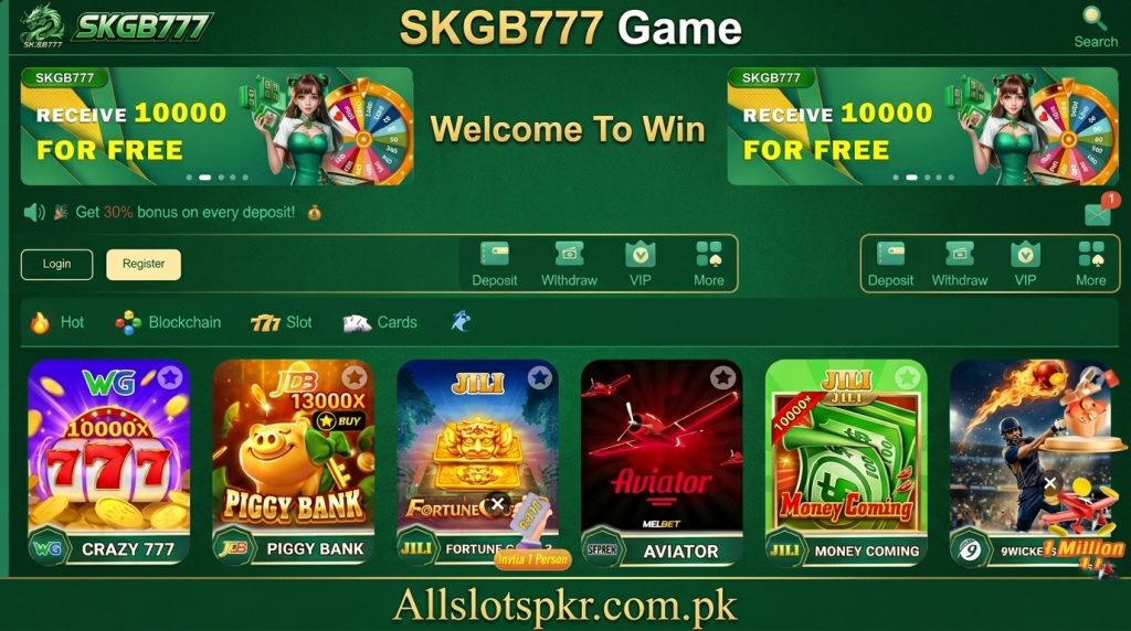 SKGB777 Game Allslotspkr.com.pk