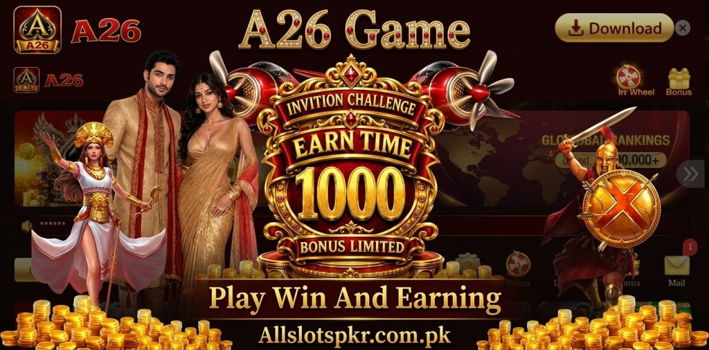 A26 Game Allslotspkr.com.pk