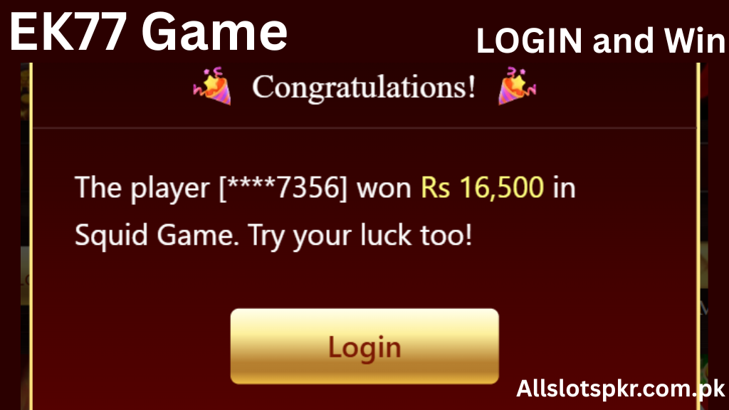 EK77 Game Allslotspkr.com.pk