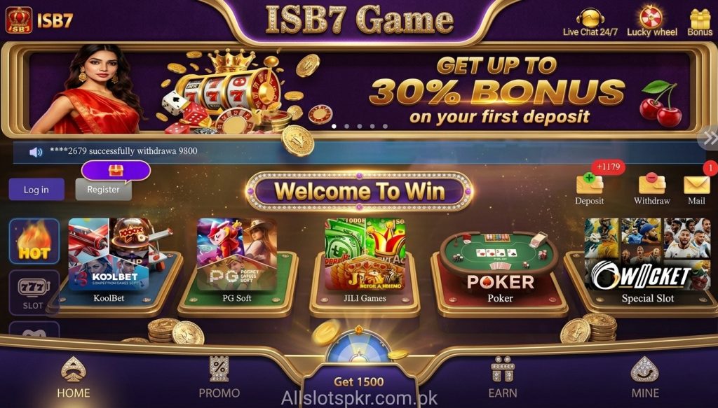 ISB7 Game Allslotspkr.com.pk