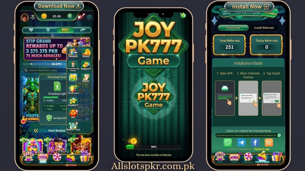 JOY PK777 Game Allslotspkr.com.pk