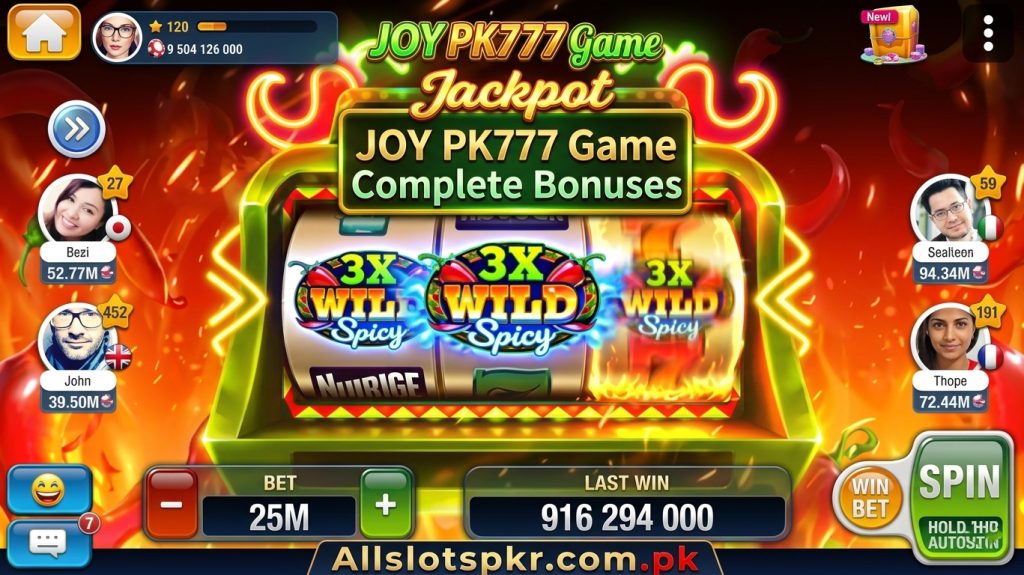 JOY PK777 Game Allslotspkr.com.pk