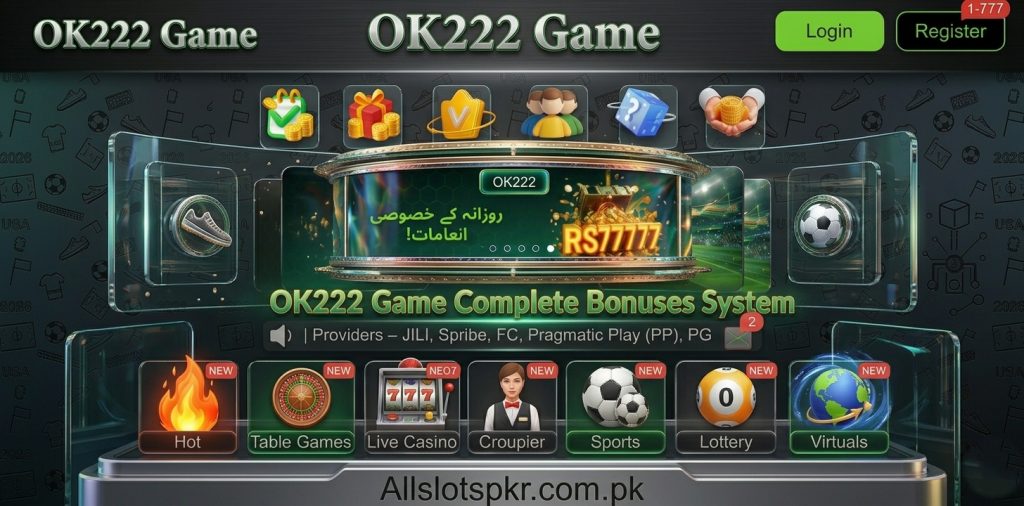 OK222 Game Allslotspkr.com.pk