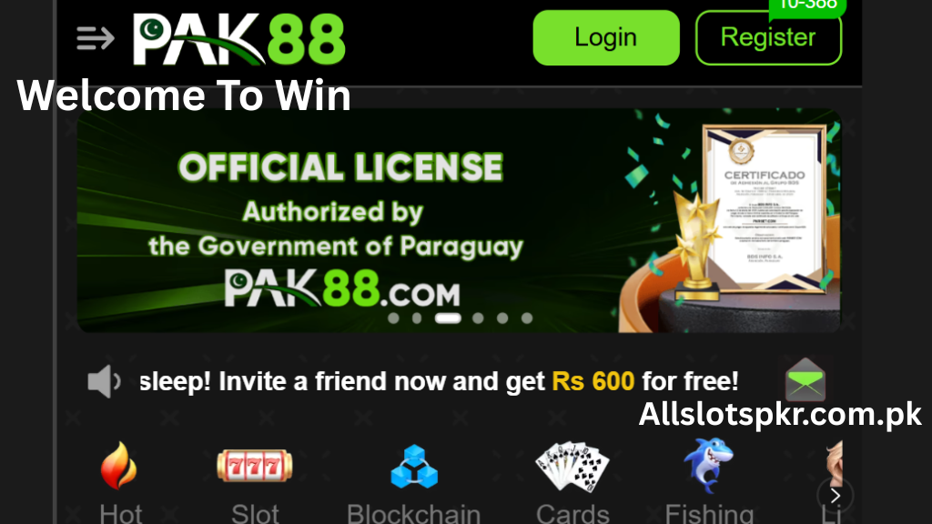PAK88 Game Allslotspkr.com.pk