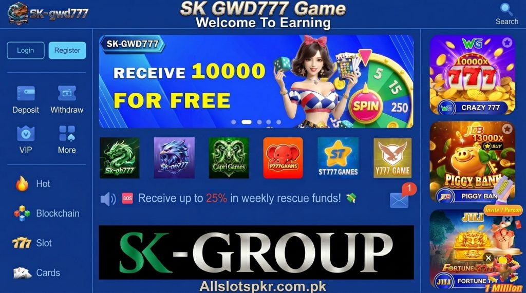 SK GWD777 Game Allslotspkr.com.pk