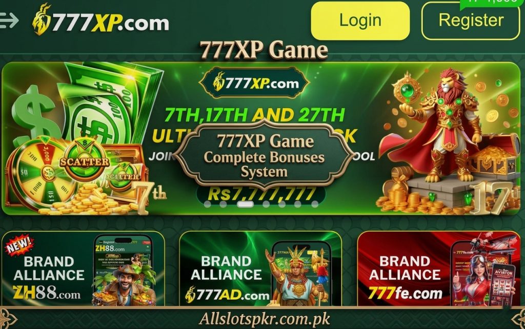 777XP Game Allslotspkr.com.pk
