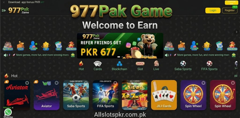 977Pak Game Allslotspkr.com.pk