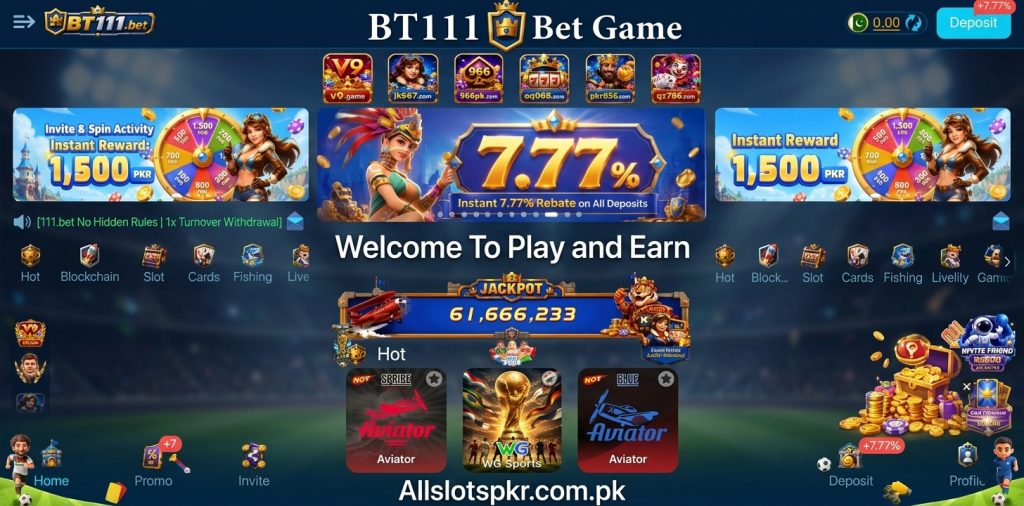 BT111 Bet Game Allslotspkr.com.pk