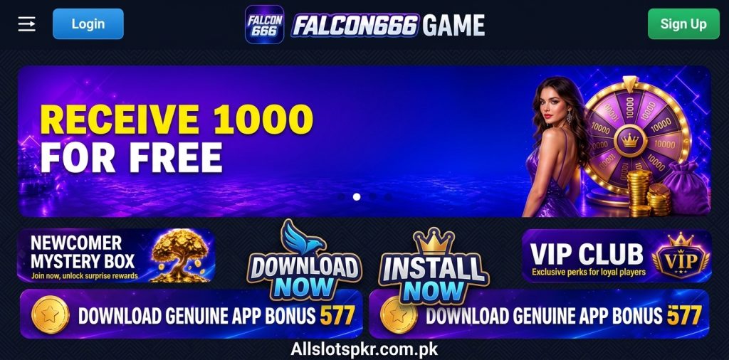 Falcon666 Game Allslotspkr.com.pk