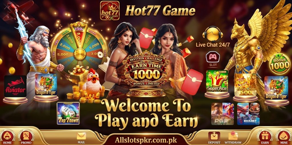 Hot77 Game Allslotspkr.com.pk