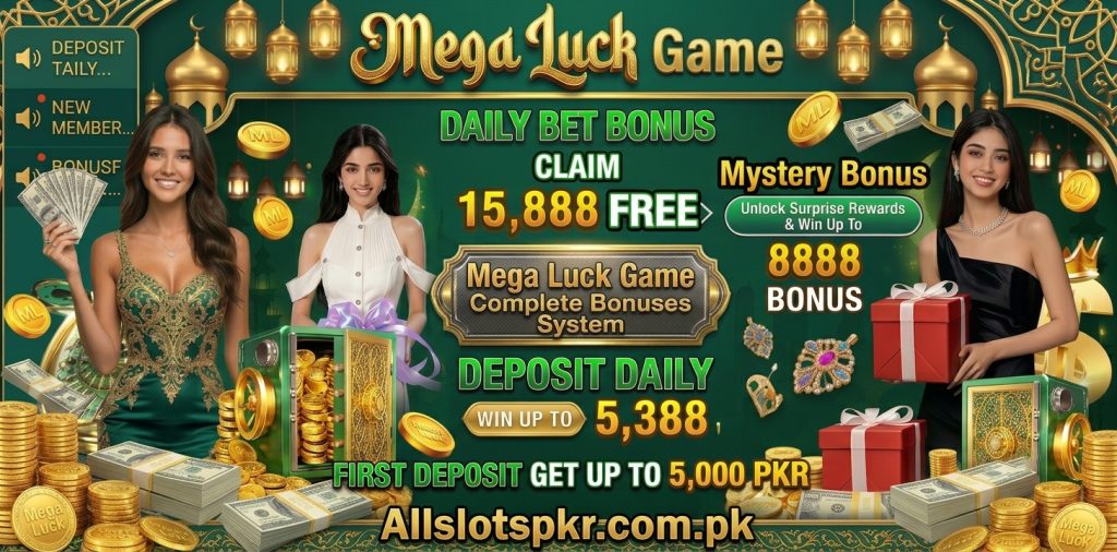 Mega Luck Game Allslotspkr.com.pk