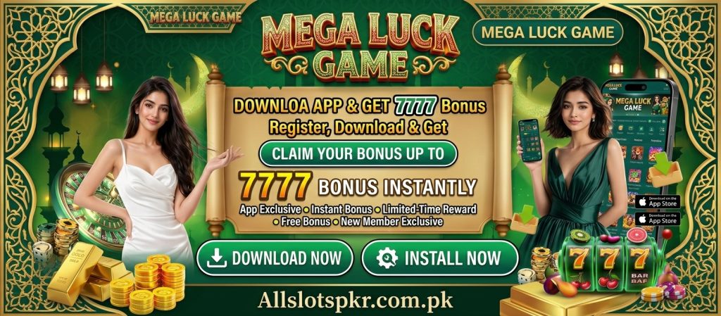 Mega Luck Game Allslotspkr.com.pk