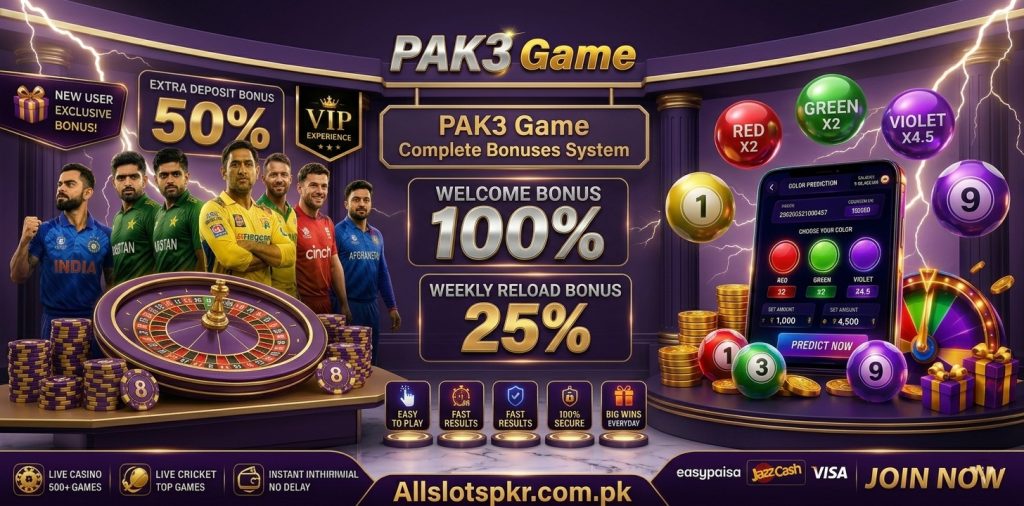PAK3 Game Allslotspkr.com.pk