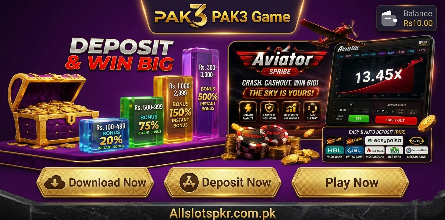 PAK3 Game Allslotspkr.com.pk