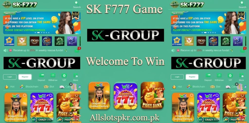 SK F777 Game Allslotspkr.com.pk