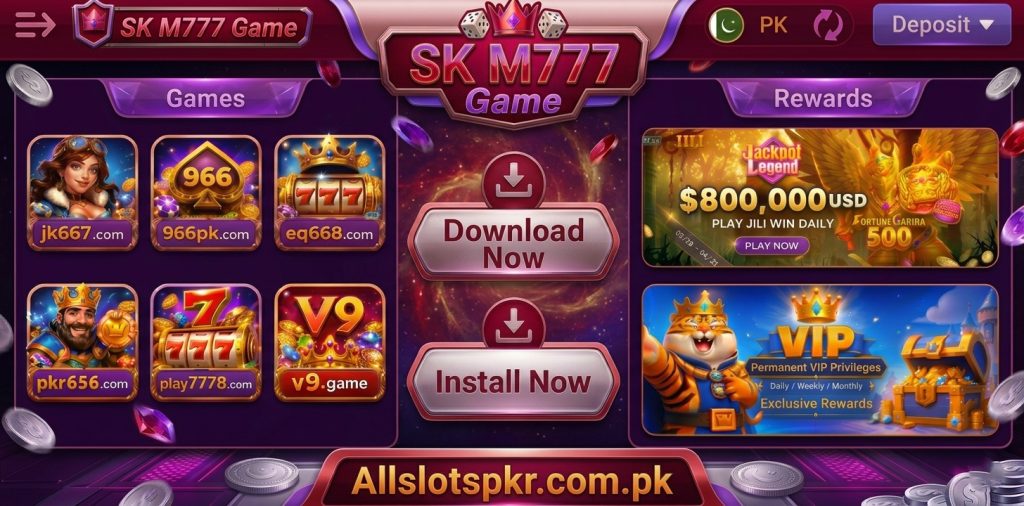 SK M777 Game Allslotspkr.com.pk