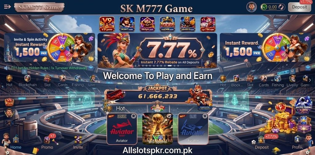 SK M777 Game Allslotspkr.com.pk