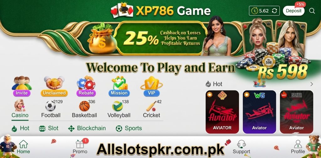 XP786 Game Allslotspkr.com.pk
