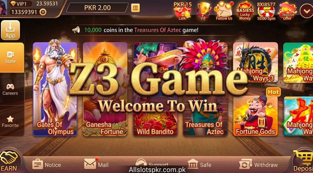 Z3 Games Allslotspkr.com.pk