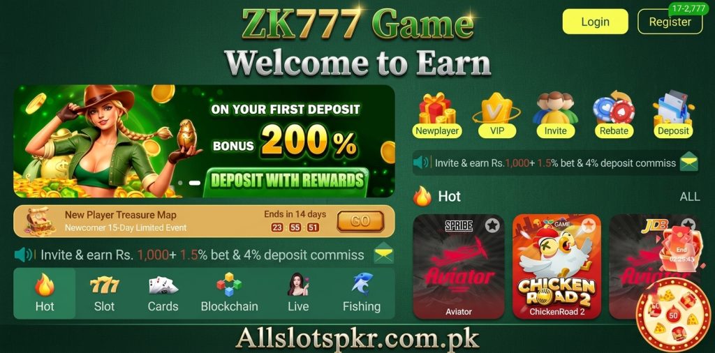 ZK777 Game Allslotspkr.com.pk