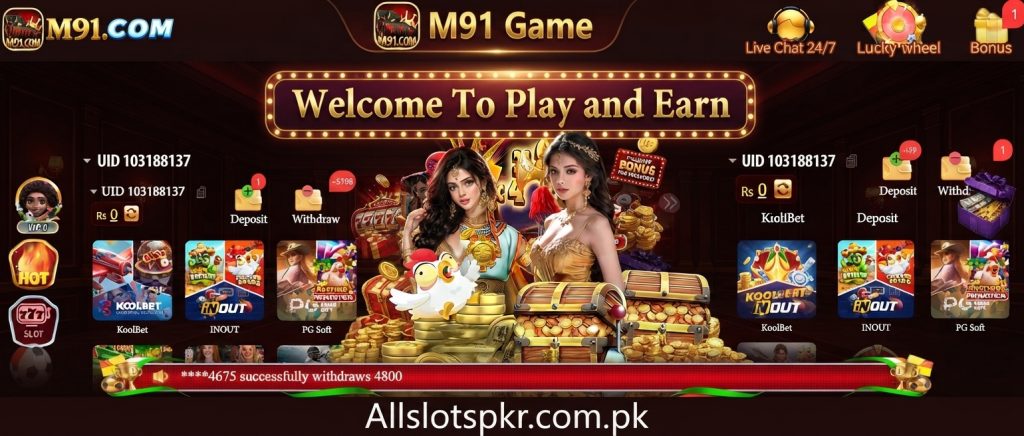 M91 Game Allslotspkr.com.pk